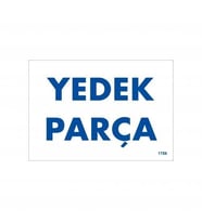 Mey İthalat® Yedek Parça Uyarı Levhası 17,5X25 Kod:1788