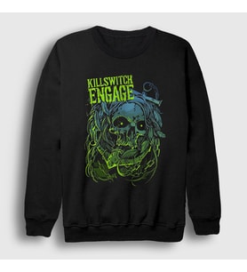 Presmono Unisex Siyah Poster Metal Killswitch Engage Sweatshirt 539757tt