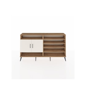 Arges Konsol 7 Raflı 2 Kapaklı 176x30x99 Çam-Aytaşı