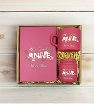 BK Gift Kişiye Özel İsimli DTF Anne Temalı Leylak Defter & Kahve Fincanı & Mum Hediye Seti-1, Anneye Hediye, Anneler Günü Hediyesi