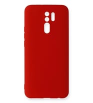 Durukar® Redmi 9 Kılıf Nano içi Kadife Silikon - Kırmızı