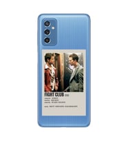 Samsung Galaxy M52 Uyumlu Fight Club Minimalist Poster Desenli Şeffaf Telefon Kılıfı