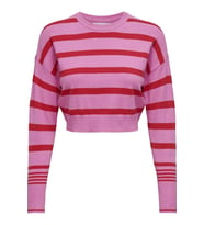 ONLIBI LS CROPPED PULLOVER CC KNT (Pembe)