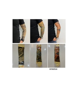 Giyilebilir Dövme 3 Çift 6 Adet Kol Çorap Dövmesi Sleeve tattoo Set9