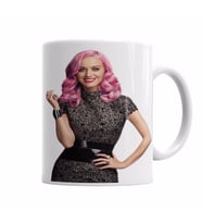 Katy Perry Cabelo Rosa Kupa Bardak Porselen