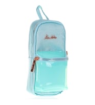 Kaukko Kalem Çantası Amazıng Junior Bag Blurry-Turkuaz Üç Bölmeli Kalemlik (Karışık)