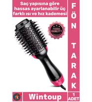 #Tarak Hızlı Isı Ayarlı İyonik Hacim Veren Pratik Elektrikli Saç Kurutma Şekillendirici Fön Tarak