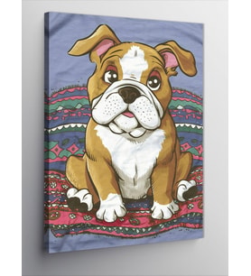 Kanvas Tablo Sevimli Köpek