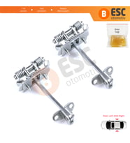 Citroen C5 MK1 DC/DE 2001-2008 9181G1 İçin 2 EA Arka Sağ ve Sol Kapı Gergi Yayı