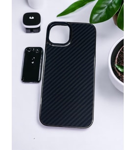 iPhone 13 Pro A+ Kalite  Carbon kaplama telefon Kılıfı (Antrasit)