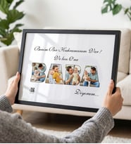 Babalar Günü Hediyesi Kişiye Özel Fotoğraflı BABA Çerçevesi - Anlamlı Babaya Hediye