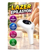 Hasuba HS-262 IPL Epilasyon Cihazı 5 Kademe 999999 Atım Manuel ve Otomatik Flaş