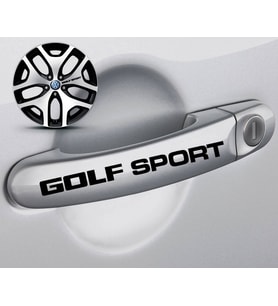 Golf Sport Kapı Kolu Sticker 10Adet