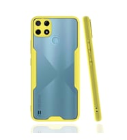 Realme C25y Kılıf Platin Silikon - Sarı