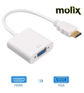Molix Hdmi To Vga Monitör Çevirici Dönüşütürücü Adaptör