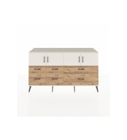 Kronos Konsol 4 Raflı 6 Çekmeceli 4 Kapaklı 176x59x99 Aytaşı-Aytaşı/Çam