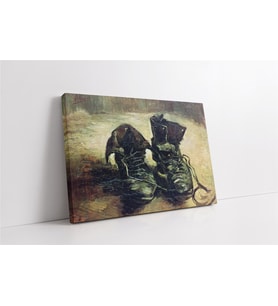 Eskimiş Botlar Van Gogh Kanvas Tablo