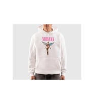 Unisex Oversize Nirvana Kapüşonlu Sweatshirt