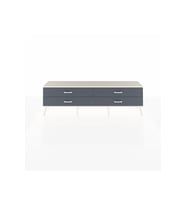 Arges TV Ünitesi 4 Çekmeceli  176x30x51 Aytaşı-Aytaşı/Antrasit