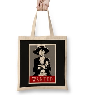 Luffy One Piece Wanted Bez Çanta Uzun Saplı