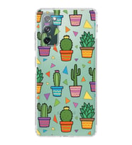 PrintiFy Samsung Galaxy S20 FE ile Uyumlu 1mm Slim Fit Water Color 4 Baskılı Şeffaf  Kılıf