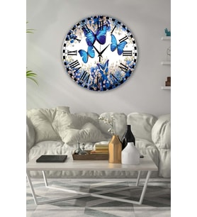 Retro Tasarımlı Duvar Saati 35x35 Cm