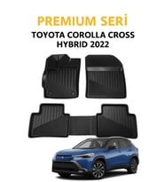Toyota Corolla Cross Hybrid 2022+ 3D Havuzlu Oto Paspas Premium
