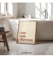Banyo Kitabı Ayrıntısı Banyo Duvar Sanatı, Komik Banyo Sözü