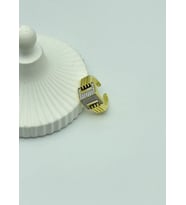 Çelik Gold Taşlı Ayarlanabilir Yüzük - 25yzk125