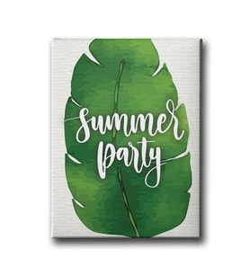 Summer Party Canvas Tablo MİND283