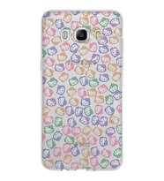 Samsung Galaxy J5 2016 Kapak Hello Kitty Tasarımlı Şeffaf Silikon Kılıf