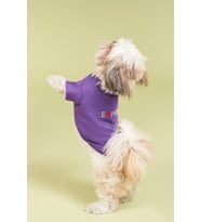 Salya Store Yeni Pou Serisi - Empathy 0-30kg Köpek Tshirt Köpek Kıyafeti KK-102 (Mor)