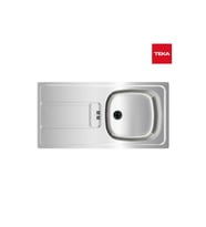 Teka Gravity 45 E-Xn Sol Çelik Eviye