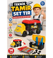 Teknik Tamir Set Tır - Oyuncak Tamir Setleri - Tamir Aletleri - Alet Seti - Vidalama Seti