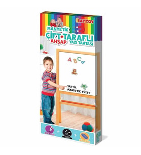 2195 Ayakli Çi̇ft Tarafli Manyeti̇k Ahşap Yazi Tahtasi