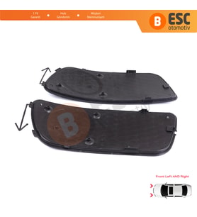 Fiat Palio Siena MK1 178 2007-2016 Albea 2002-2012 51703144 için Ön Sol Sağ Sis Far Çerçevesi Sissiz
