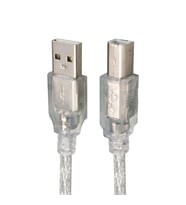 PM-3267 3 Metre Şeffaf Mavi USB 2.0 Yazıcı Kablosu