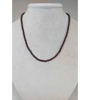 Lal (GRANAT) (GARNET) Taşı 4-4.5mm Aralığı Kolye (SABİT KLİPSLİ)