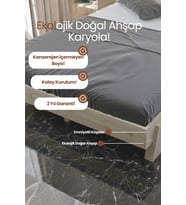 Lotus New Model Masif Ahşap Karyola Kolay Kurulum Fırınlanmış İthal Sibirya Çamı 180x200 Yatak Uyumlu