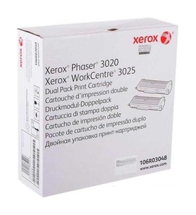 XEROX Phaser 106R03048 3000 Sayfa Siyah Toner 2'li Paket