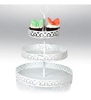 Metal Cupcake Standı 3 Katlı Kek Standı
