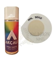 Akçalı Akrilik Sprey Boya GRİ BEYAZ 400 ml - RAL9002