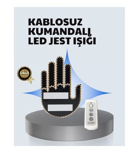 Mey İthalat® Uzaktan Kumandalı Çok Fonksiyonlu Araç Led Işığı