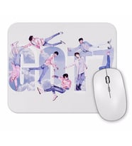 Goth Black No 1 Mouse Pad