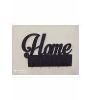 Home Anahtarlık Askılık Dekoratif Home Anahtarlık (Siyah)