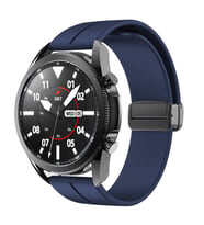 Samsung Galaxy Watch Gear S2 3 41 42 Active 2 40 44 mm Kordon Magnetli Ayarlanır (Lacivert)