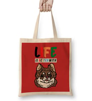 Funny Dog Lover Gift For Women Men Bez Çanta Uzun Saplı
