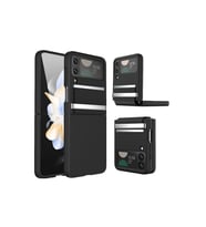 Samsung Galaxy Z Flip 3 Kılıf Belt Flip Kapak - Siyah