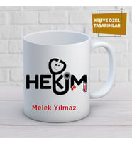 hekim özel tasarım kupa bardak