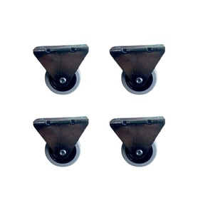 Furç Sabit Teker - 20x50 - Gri HKS180 - 4 Adet